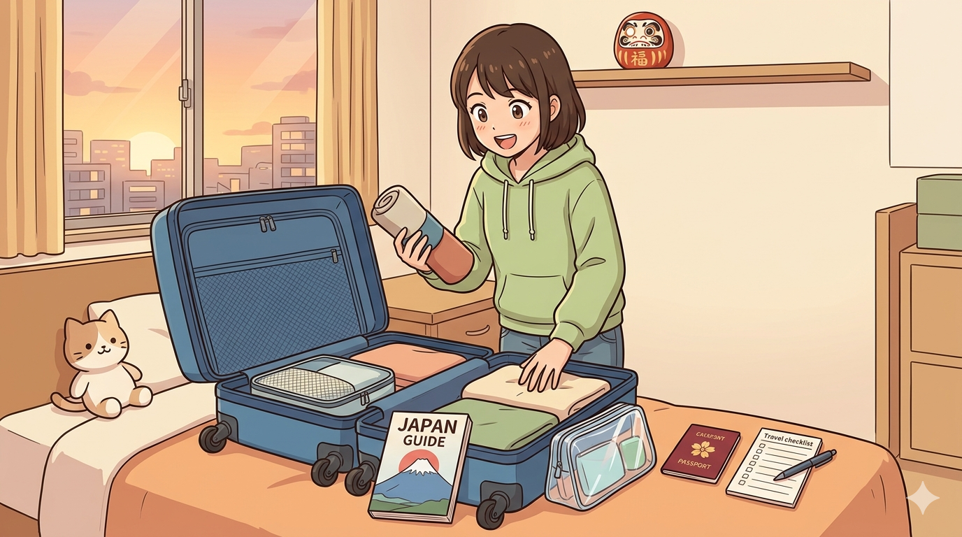 日本への旅の準備